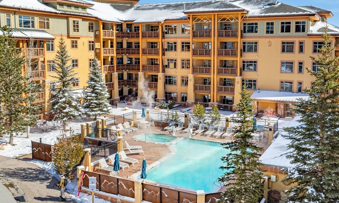 Park City Condo | Unequalled Ski in Out Location Next to Gondola, Hotel Room, Pool, Hot tubs, Condo Nast Winner C005A