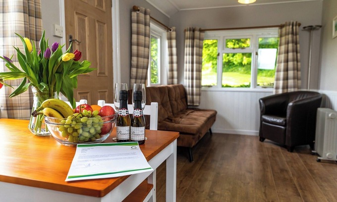 Berrynarbor Ski Chalet | Unique, peaceful, cosy and quaint cedar wood built holiday lodge.