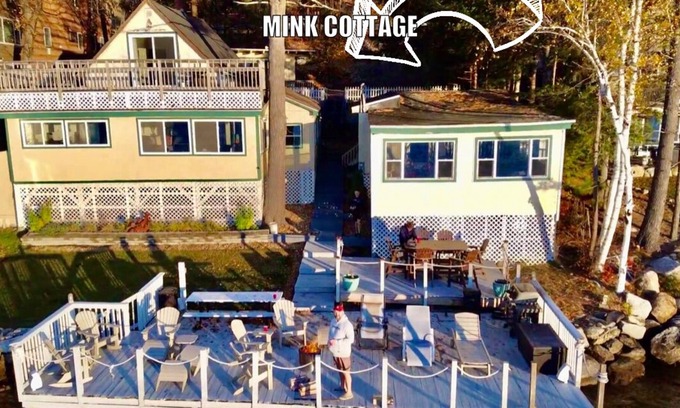 Laconia Cottage | Unique waterfront rental on Lake Winnipesaukee. Perfect mid-week getaway!
