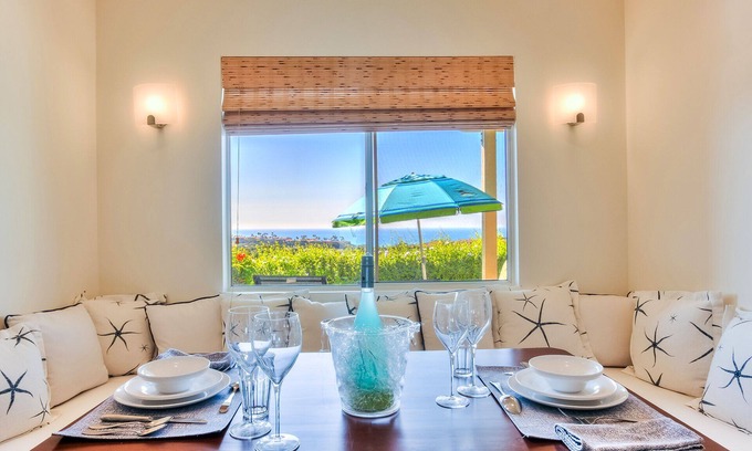 Monarch Beach Condo | UNOBSTRUCTED OCEAN-GOLF Views, step in shower, KING bed, garage,quiet, private