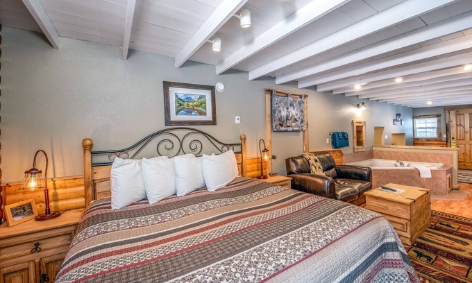 Estes Park Cottage | Unwind in our charming cottage, perfect for a romantic getaway or solo retreat.
