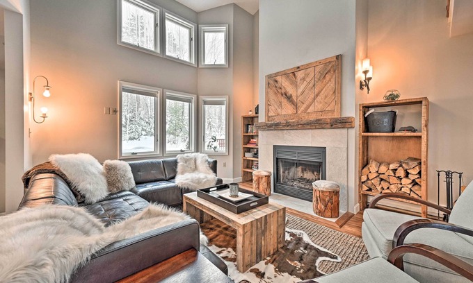 East Burke Condo | Updated Condo Next to Burke Mountain Bike Trails!