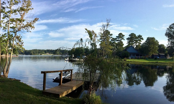 Leesville House | Updated Home across the street from the lake. With Private Dock and Land.