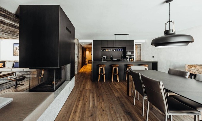 Demi-Quartier Apartment | Upmarket family apartment facing the Jaillet mountains
