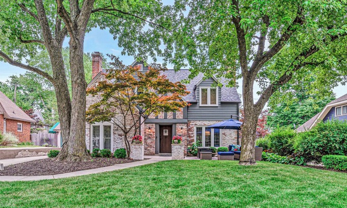 Meridian-Kessler House | Upscale neighborhood. Minutes to downtown. Large home and Pet-friendly in M-K
