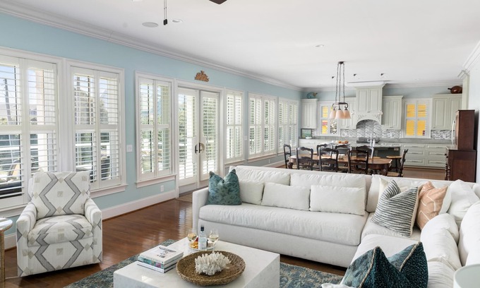 Folly Beach House | Upscale Retreat w/Ocean Views + Pet Friendly