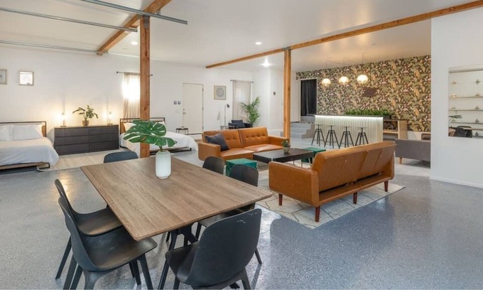 Logan Heights Apartment | Urban Jungle Garage House with Bar and Theatre