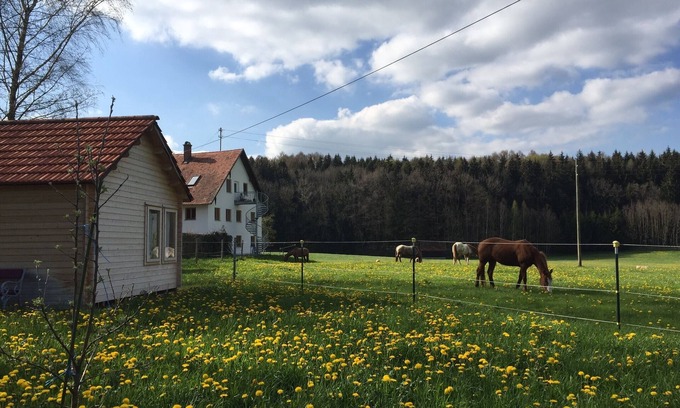 Unterallgau Cabin | Urlaub auf dem Nikolinenhof - kl. Ferienhaus