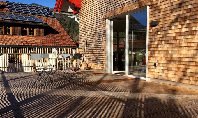 Thalkirchdorf Apartment | Urlaubsfreuden für Sonnenhungrige Hier ist es Nicht nur die 23 qm Große West-ter