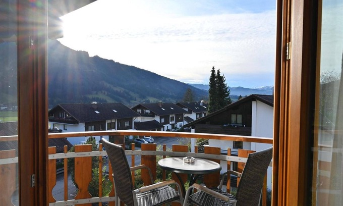 Bad Oberdorf Apartment | Vacation apartment no. 5 with west-facing balcony - Gästehaus Landgraf