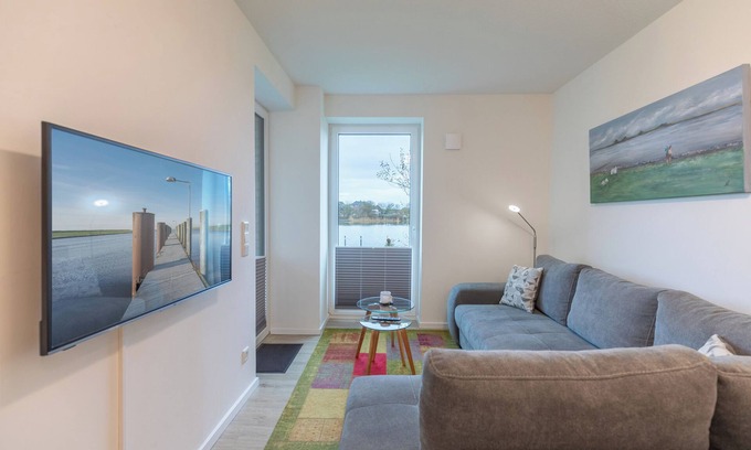 Norderhafen Apartment | Vacation apartment Halligstork on Nordstrand for up to 4 people