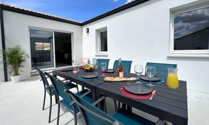 Bourgneuf-en-Retz House | Vacation home Le Mistral in Villeneuve-en-Retz - 6 persons, 3 bedrooms