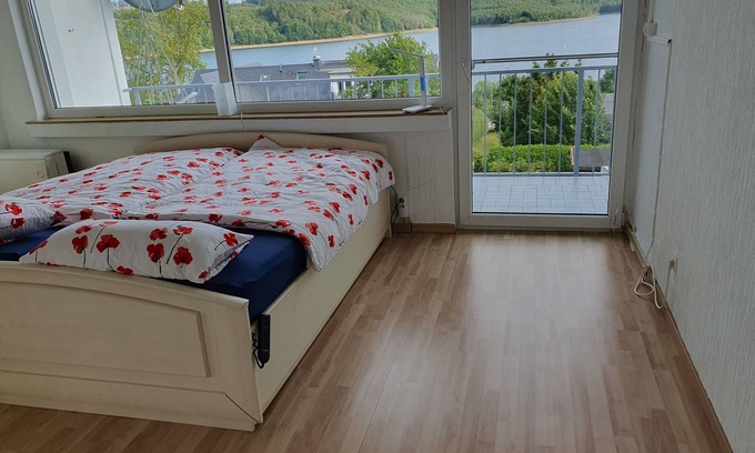 Langscheid House | Vacation home with panoramic view of the Sorpesee - lake is only 50 meters away