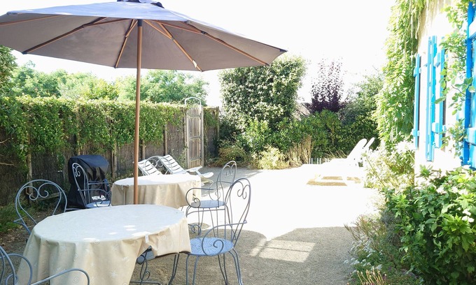 La Barre-de-Monts House | Vacation Home Gite De La Maison Du Gabelou * with Private Garden, Balcony & Wi-Fi