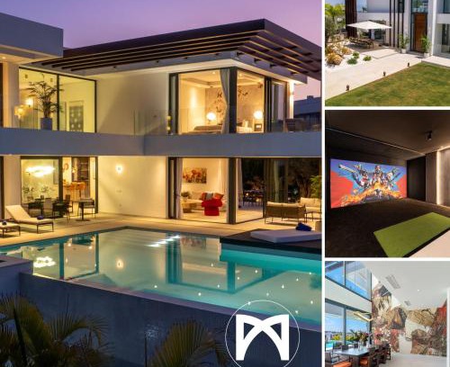 New Golden Mile Villa | VACATION MARBELLA I Villa Hanami, Private Infinity Edge-Pool, Gym, Movie Theater, Close to Golfs and Beaches