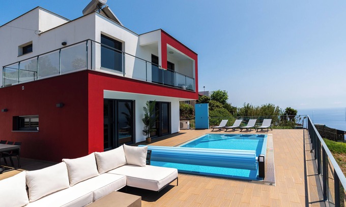 Ponta do Sol Villa | Valley View-Villa with heated pool and sauna