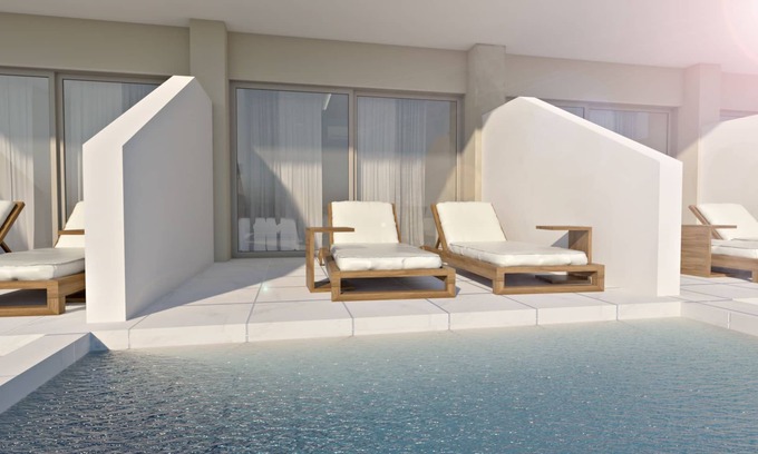 Paralia Kourna Cabin | Vantaris Blue - Adults Only