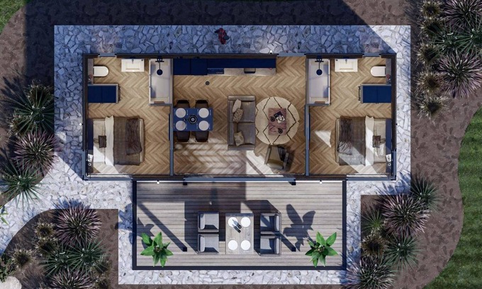 Ede Ski Chalet | ✓ Veluwehoeve at Bospark Ede ✓ Holiday home for 4 people ✓ Located in Ede (Gelderland) ✓ Holiday resort in the Veluwe region ✓ Book directly at the resort