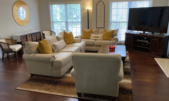 Lawrenceville House | Very Clean, Open Spaces, Two Nice Decks for Outdoor Fun, Convenient location