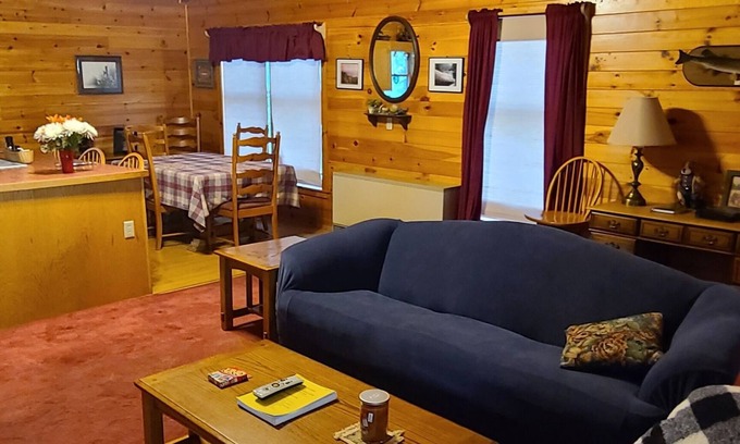 Mortimer Cabin | Very Secluded Home overlooking a Wilson Creek, a Wild and Scenic River.