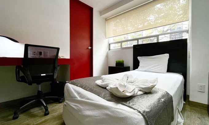 Escandon I Seccion Apartment | VH | Comfy Suite Escandón | Rooftop + Washing Room | 56