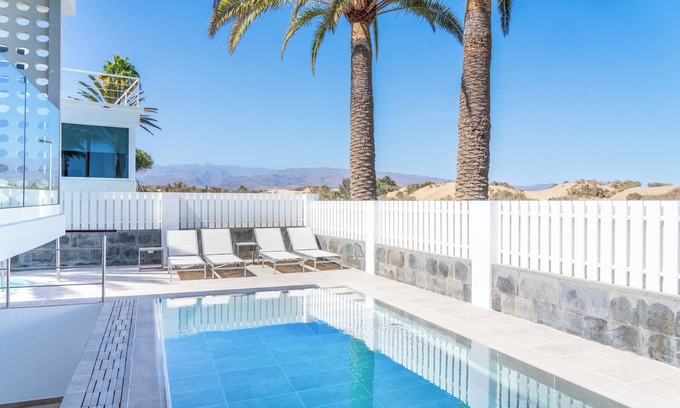 Meloneras Villa | Villa "El Oasis"/Primera Linea de Playa Maspalomas