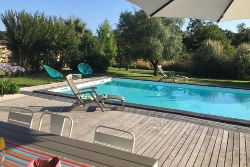 Moliets-et-Maa House | Villa 145 m near ocean with pool and garden