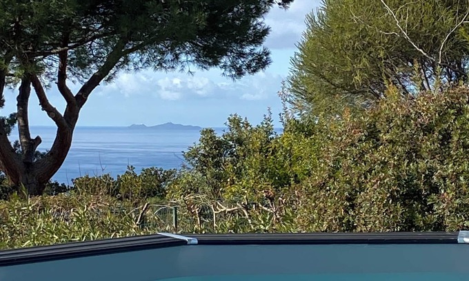 Molini House | Villa 180 m2 sea view Swimming pool Clim absolute quiet large garden Beach Agosta