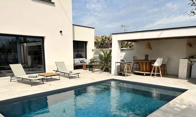 Aigues-Vives Villa | Villa 3 Chambres Avec Piscine