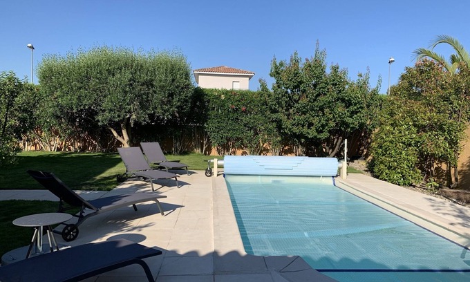 Villeveyrac Villa | Villa 6 pers with swimming pool near Sète and Bassin de Thau