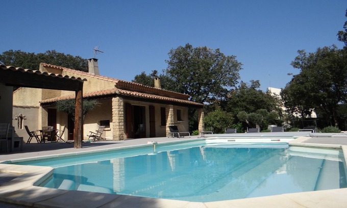 Saint-Siffret Villa | Villa (6 to 8 people) with private heated pool, enclosed garden, near Uzès.