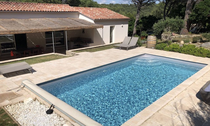 Les 3 Ponts Villa | VILLA 8 SLEEPING 175m2 HAB. + POOL + GARRIGUES LAND