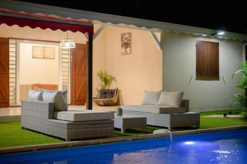 Sainte-Rose Villa | Villa Aïoli confortable avec piscine