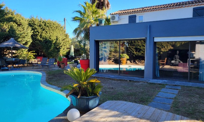 Baillargues House | VILLA air-conditioned 3 bedrooms Large SWIMMING POOL