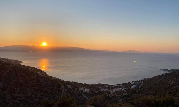 Marathon Villa | Villa Aurora with magnificent view of the Aegean sea