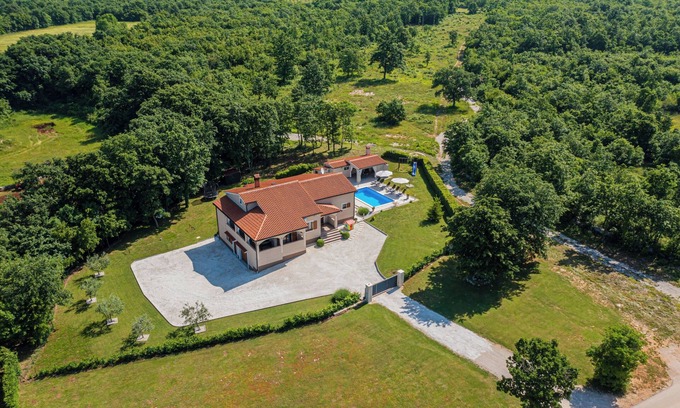 Cabrunici Villa | Villa Božac in Cukrići - Haus für 6 Personen