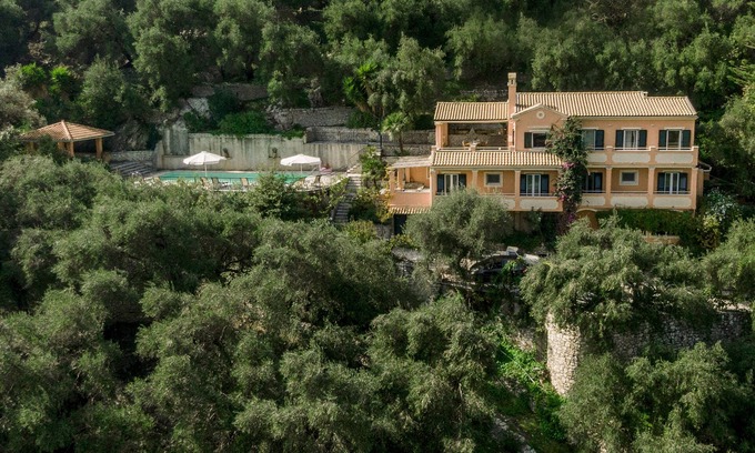 Katavolos Villa | Villa Christina. Large Private Pool And Sea Views in kaminaki, North East Corfu