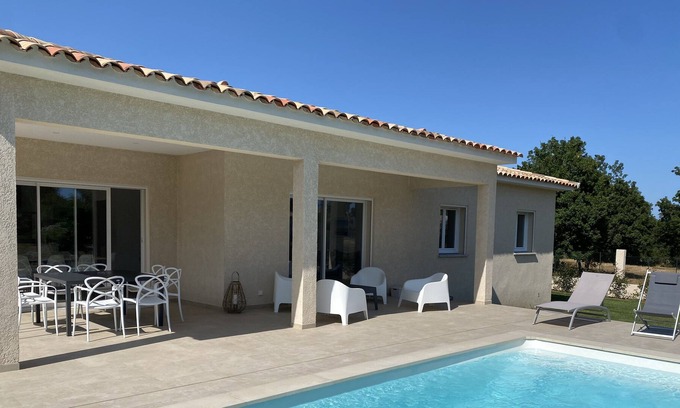 Morta Villa | Villa Clara 8 pers private heated pool