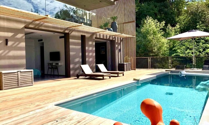 Le Rayol Villa | Villa contemporary architect new 3 bedrooms sea view