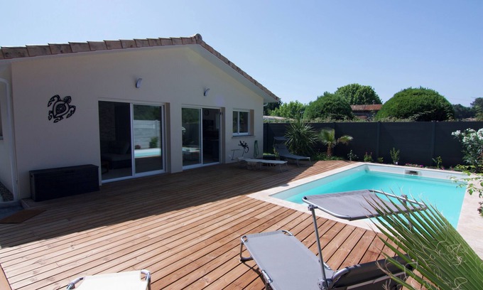 Le Teich House | Villa Coquillage, quiet, not overlooked
