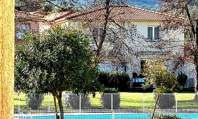Santa-Maria-Poggio Apartment | Villa des Rives .large T2 46m2 luxury * .swimming pool and sea