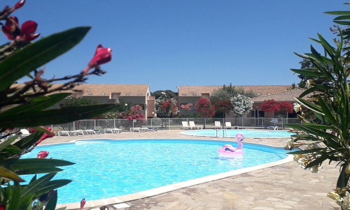 Santa-Maria-Poggio House | Villa DUPLEX 65m2 with garden/Pool 500m Beach