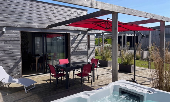 Santec Villa | Villa Egurra 400 meters from a sandy beach