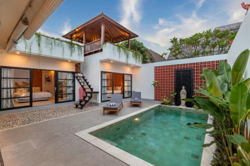 Nakula Villa | Villa Elea - Bright & Modern 2BR Villa in Seminyak with Private Pool and Sunset Rooftop