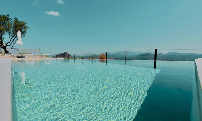 Nafplio Villa | Villa Eleni-luxury, modern, view of the sea villa