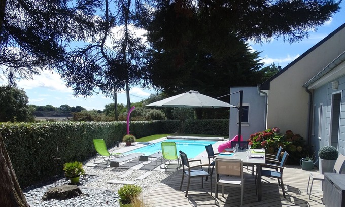 La Turballe Villa | Villa, Enclosed garden, heated pool, close to the beaches