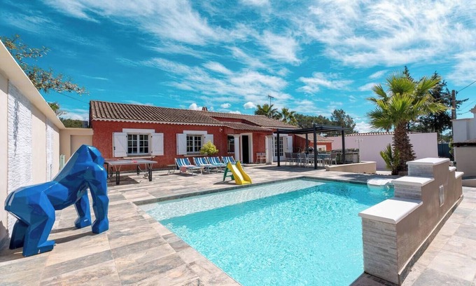 La Bouverie Villa | Villa Escape : Comfort, Pool & Spa 12P