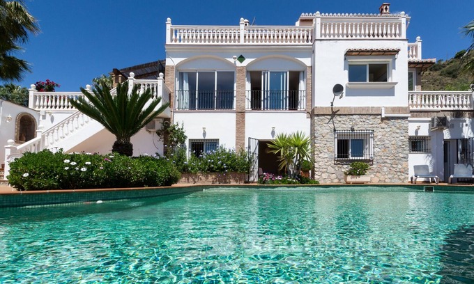 Salobrena Villa | Villa Esmeralda with private heated pool, sauna and great view
