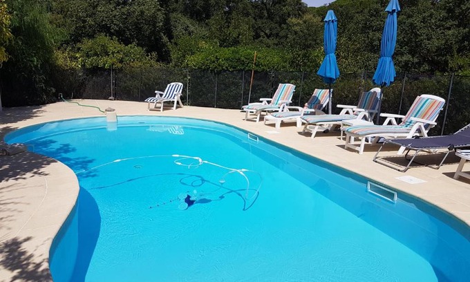 La Nartelle Villa | Villa familiale Le Citronnier avec piscine, vue exceptionnelle à Sainte Maxime