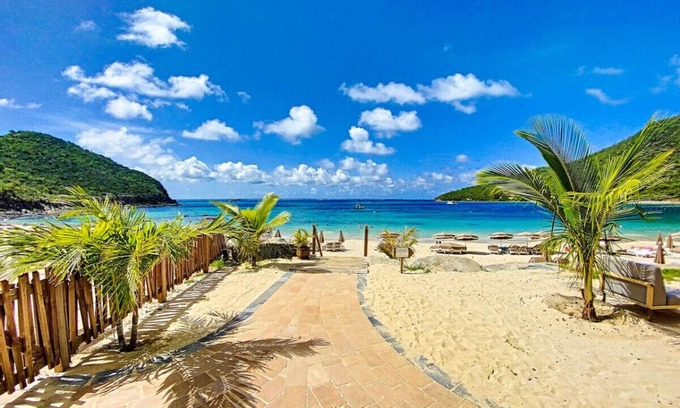 Anse Marcel Villa | Villa Flamboyant, heated swimming pool, sublime view of Anse Marcel